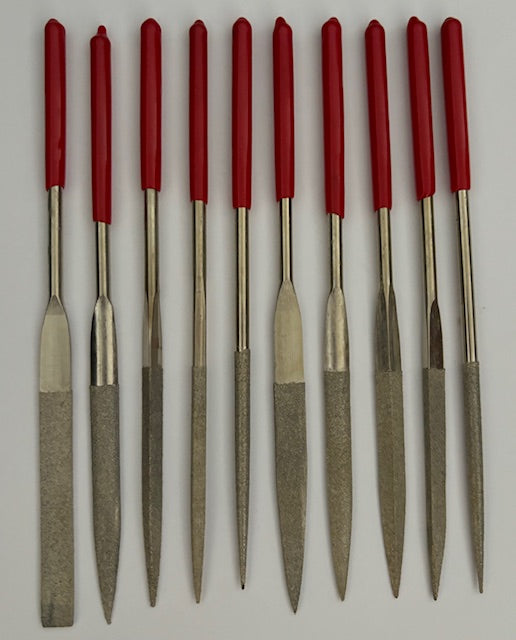 MTA-FND180-10 Diamond Needle File Set of 10 - 180mm
