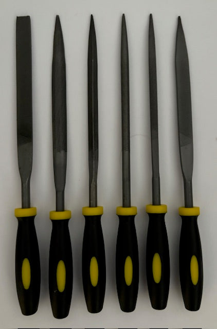 MTA-FN180-6 Warding Needle File Set of 6 - 180mm