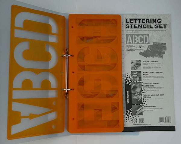 Lettering Stencil 10pc Set