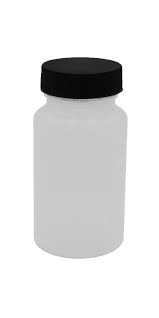 Badger 51-0054 3oz Plastic Jar with plain lid