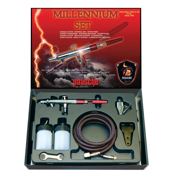 Paasche Millennium Airbrush Set MIL-SET NOW MIL-1AS