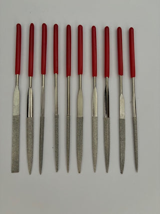 MTA-FND140-10 Diamond Needle File Set of 10 - 140mm