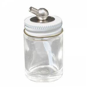 Paasche H 1oz Glass Bottle & Cover Assembly